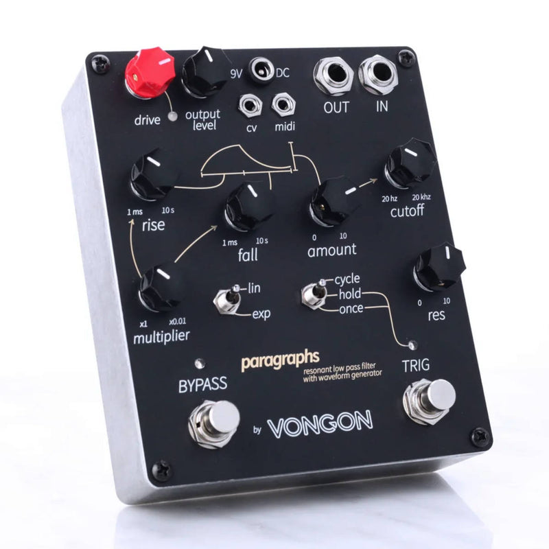 Vongon Paragraphs - Low-pass Filter & Waveform Generator Pedal