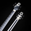 Aluminati Nebula Aluminum Bass Guitar Neck Front & Back Closeup