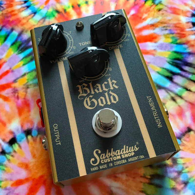 black rat pedal Sabbadius Black Gold Vintage Proco RAT Clone Pedal