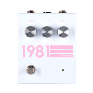 ギター 1981 INVENTIONS DRV WHITE FACE 008810 1981 Inventions DRV Drive Pedal | Cool Guitar Shop
