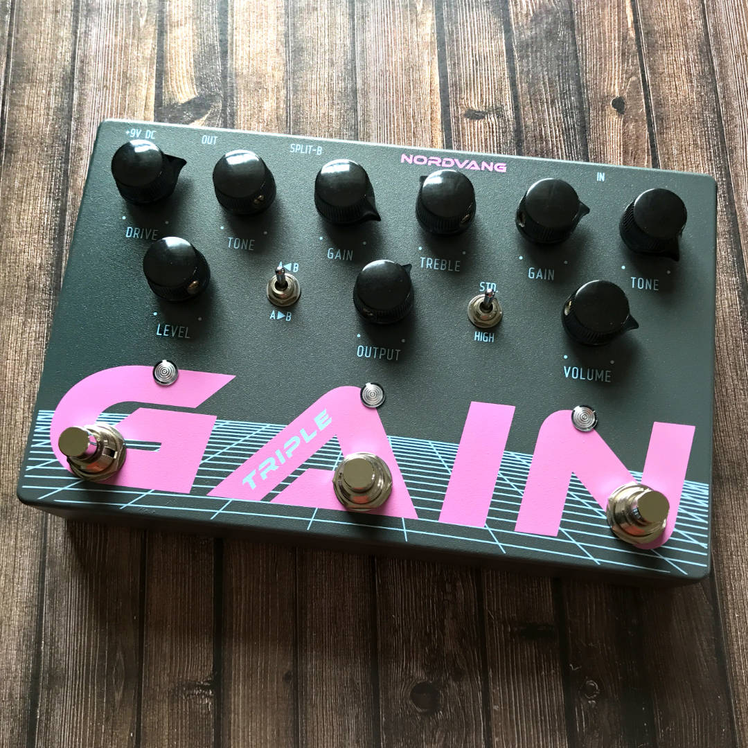 Nordvang Triple Gain Pedal | Cool Guitar Shop