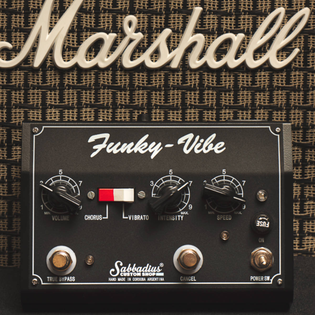 funky vibe pedal Sabbadius Funky Vibe Pedal