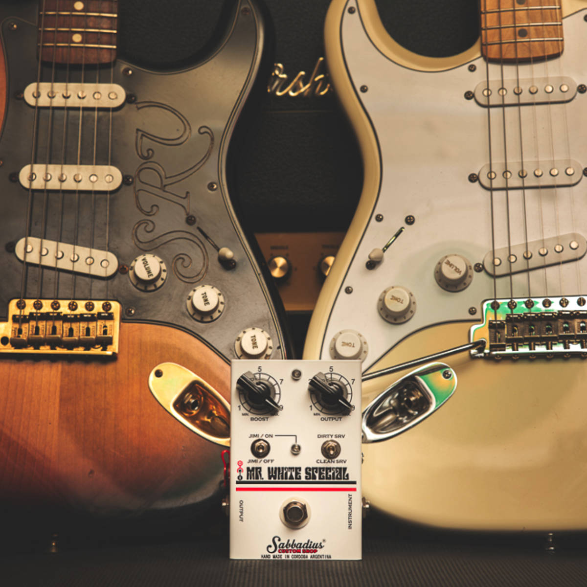 srv pedals Sabbadius Mr White Pedal