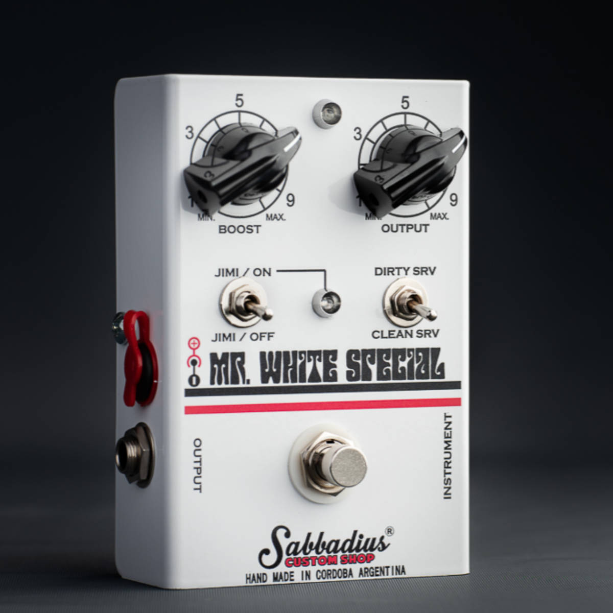 stevie ray vaughan effects pedals Sabbadius Mr White Pedal