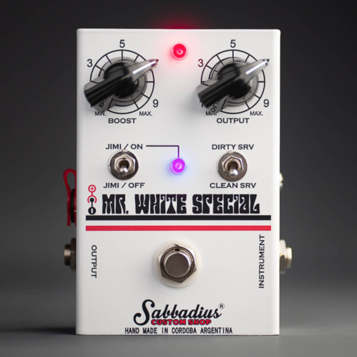 srv pedals Sabbadius Mr White Pedal