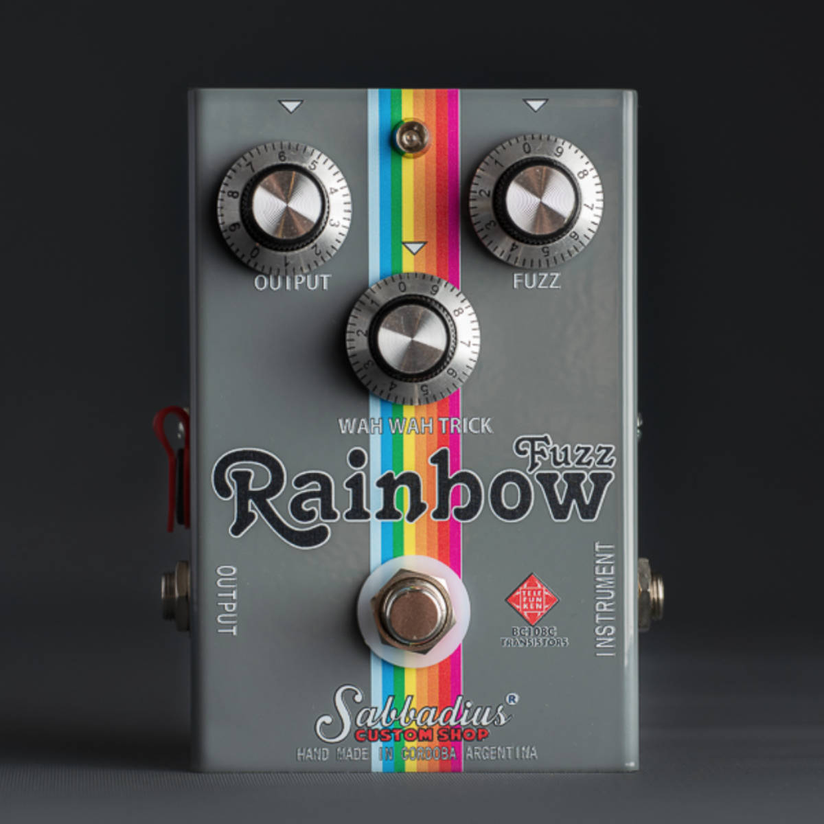 digital fuzz pedal Sabbadius Rainbow Fuzz