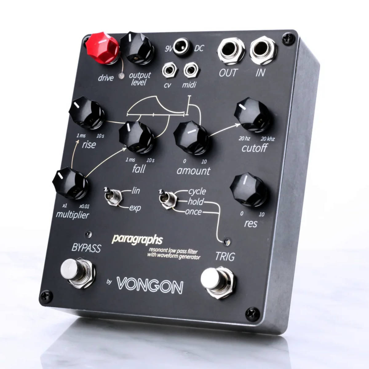guitar low pass filter pedal Vongon Paragraphs